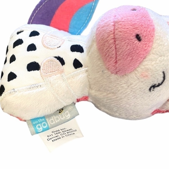 On the Goldbug Flip a Pal Activity Toy 2 in 1 Unicorn Fox Squeaker Sound Sensory - Picture 6 of 12